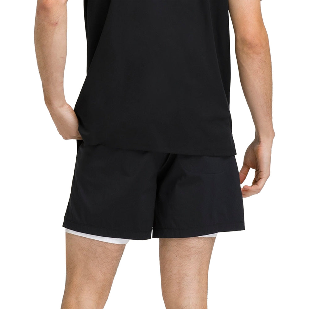 Wilson Mens Tennis Volley Short 6 Shorts in Black Color