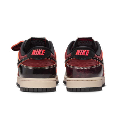 Nike Mens Nike Dunk Low retro SE Sneakers in Red Color