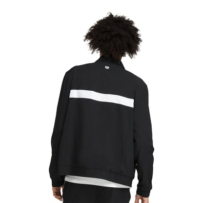 Wilson Mens Grand Slam Jacket Zip-Ups in Black Color