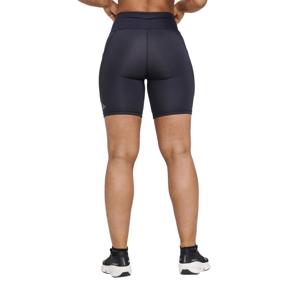 Craft Womens Adv Essence Short Tigh Shorts in Black Color