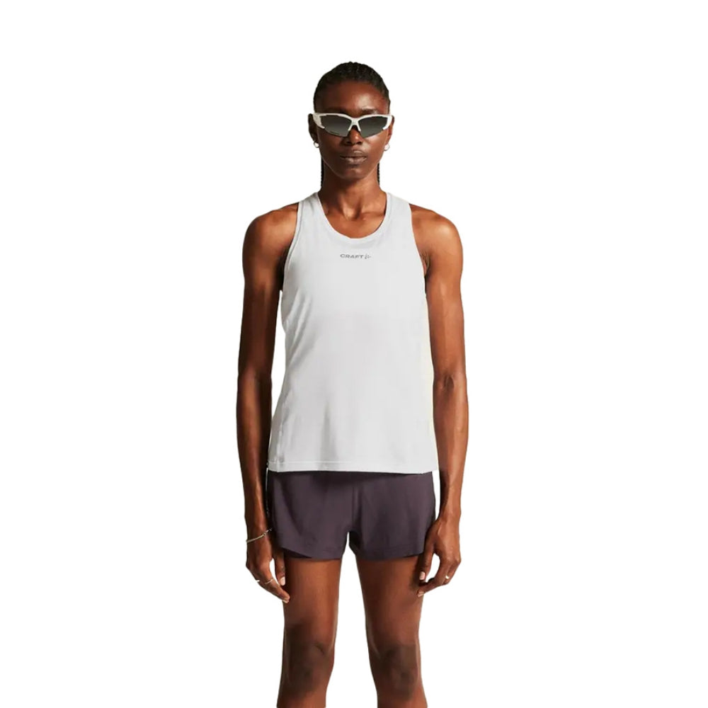 Craft Womens Adv Essence Singlet 2 Tops in White Color