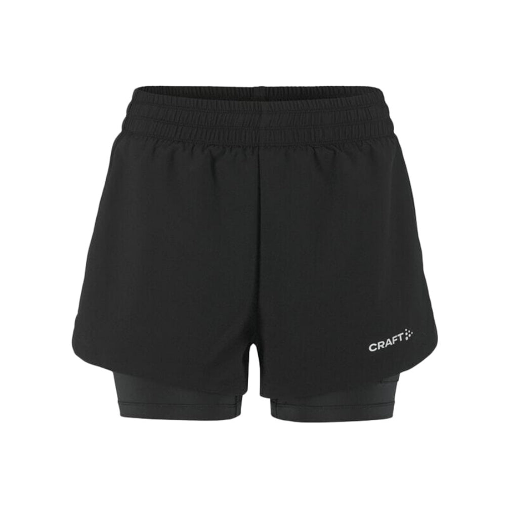 Craft Womens Adv Essence 2In1 Short in Black Color