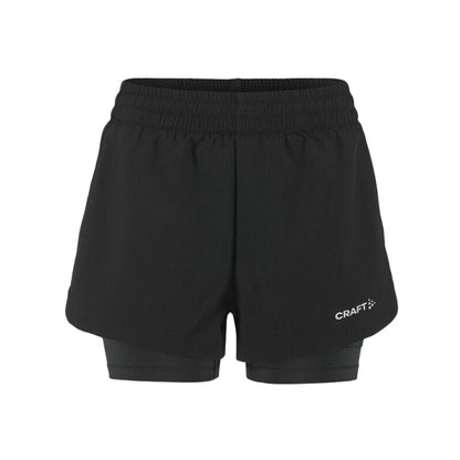 Craft Womens Adv Essence 2In1 Short in Black Color
