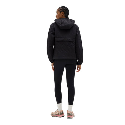 Halfdays Womens Bessie Packable Jkt Midlayer in Black Color
