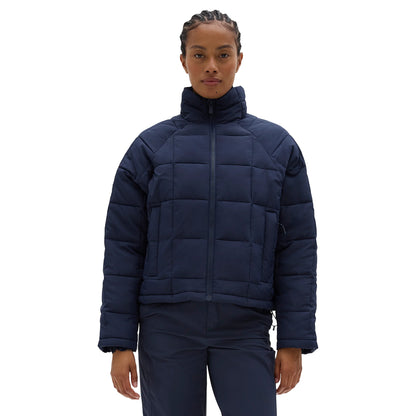 Halfdays Womens Nellie Jacket Midlayer in Blue Color