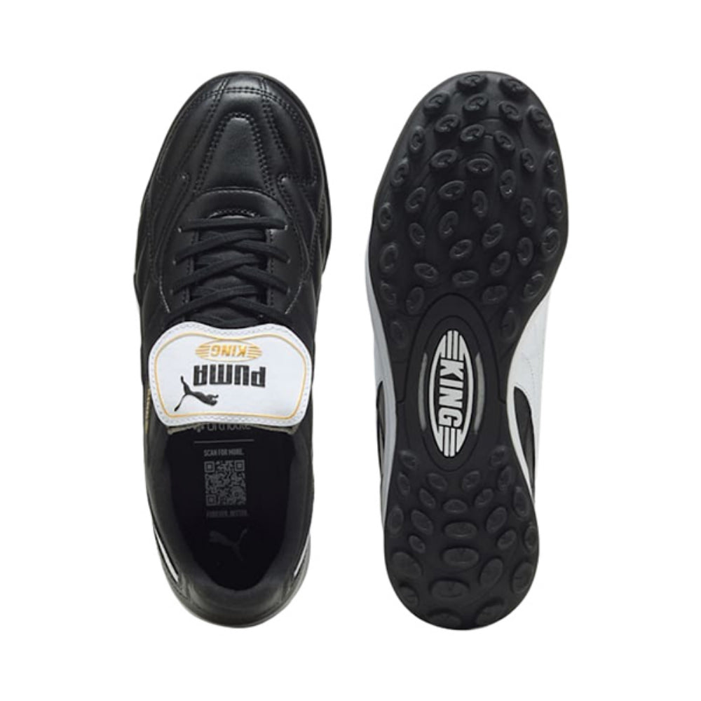 Puma Unisex King Liga Tt Turf Cleats in Black Color