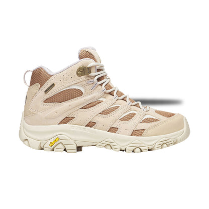 Merrell Womens Moab 3 Mid Wp Boots in Brown Color