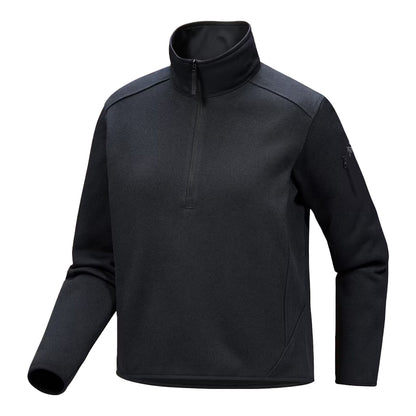 COVERT ZIP NECK W | BLACK