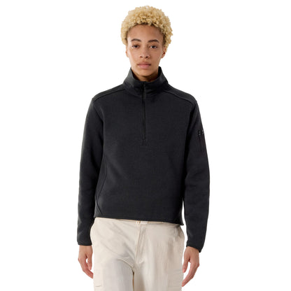 COVERT ZIP NECK W | BLACK