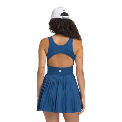 Wilson Womens Sportif Tennis Dress in Blue Color
