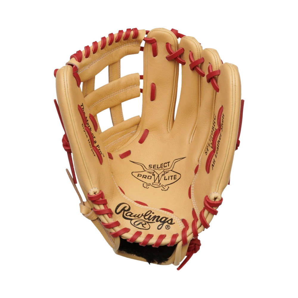 Rawlings Kids 12.00 Slct Pro Lt Harper Baseball Gloves in Brown Color
