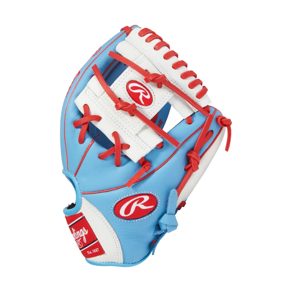 Rawlings Kids 10.50 Slct Pro Lt Corea Baseball Gloves in Blue Color