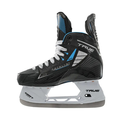 True Temper Sports Unisex Cat 5X4 Sr Skate Ice Skates in Black Color