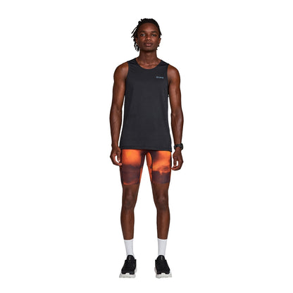 Janji Mens Run All Day Tank Tops in Black Color