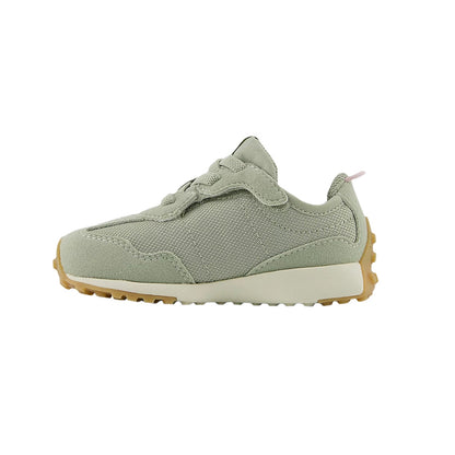 New Balance Baby 327 New-B Hook & Loop Sneakers in Pink Color