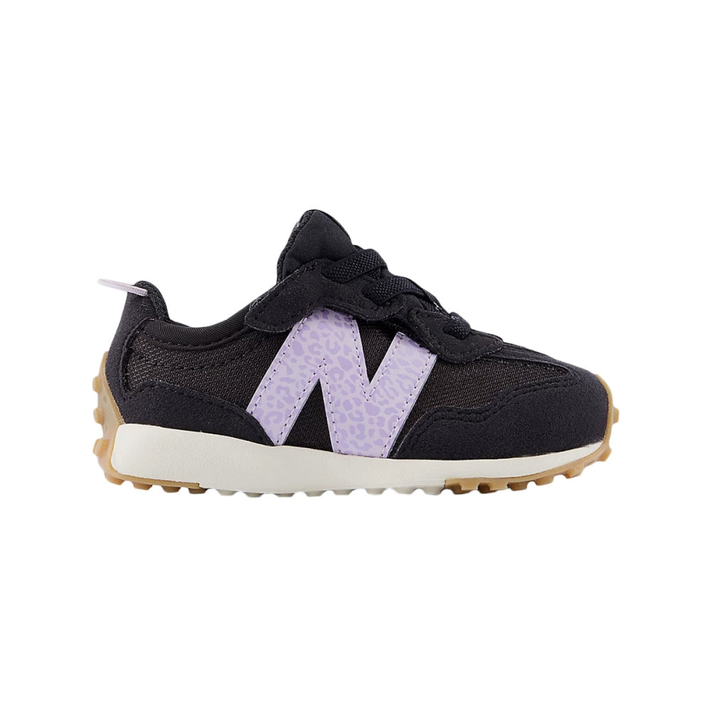 New Balance Baby 327 New-B Hook & Loop Sneakers in White Color