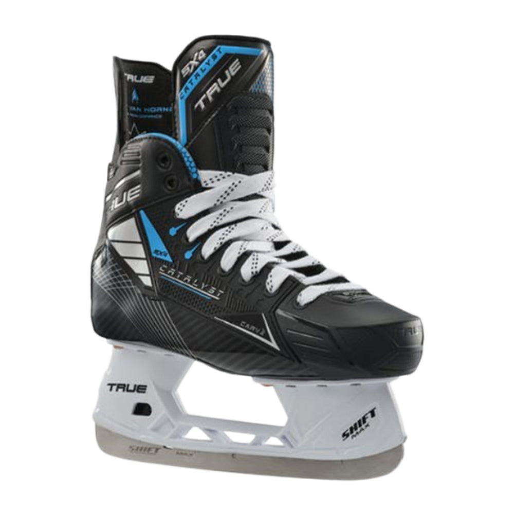 True Temper Sports Kids Cat 5X4 Kids Skate Ice Skates in Black Color