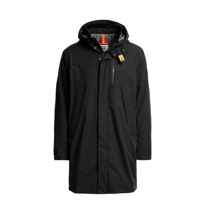 Parajumpers Mens Easy City Coats in Black Color