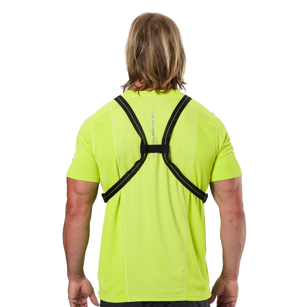 Nathan Sports Unisex Laser Light Web Vest Rx Bags in Black Color