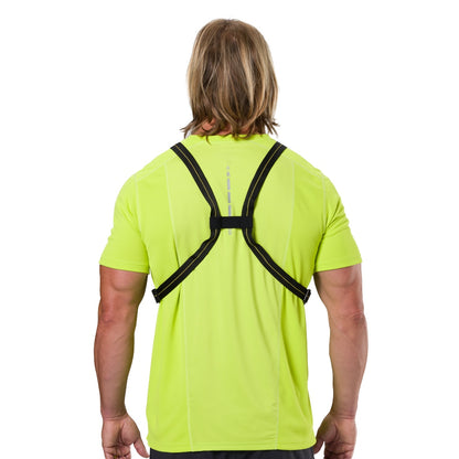 Nathan Sports Unisex Laser Light Web Vest Rx Bags in Black Color