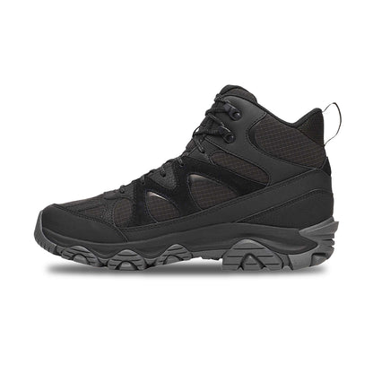 Merrell Mens Thermo Snow Grip Mid Wp Boots in Black Color