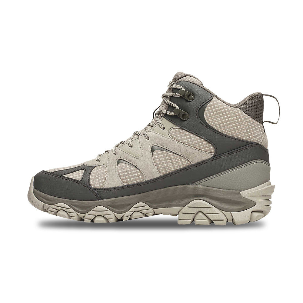 Merrell Mens Thermo Snow Grip Mid Wp Boots in Grey Color