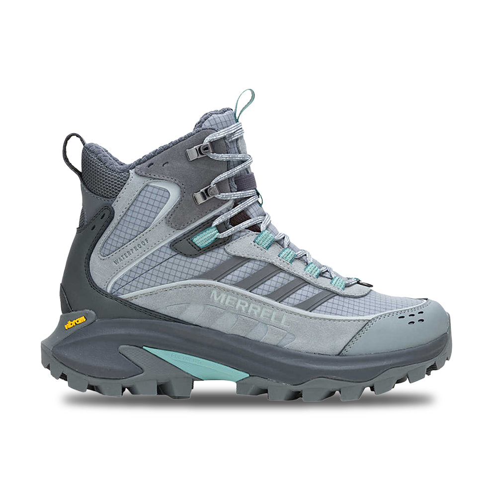 Merrell Womens Moab Speed 2 Thermo Mid Boots in Grey Color