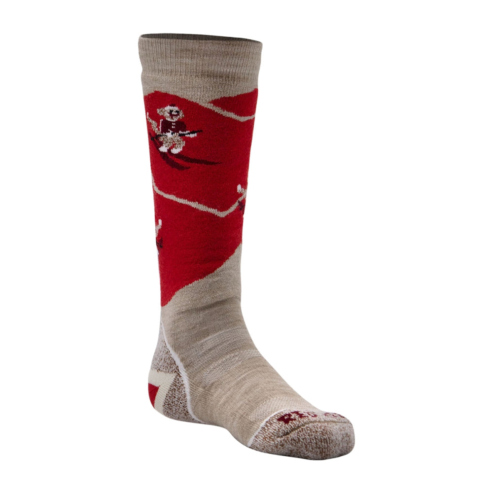 Fox River Kids Yth Monkey'N Around Sock in Red Color