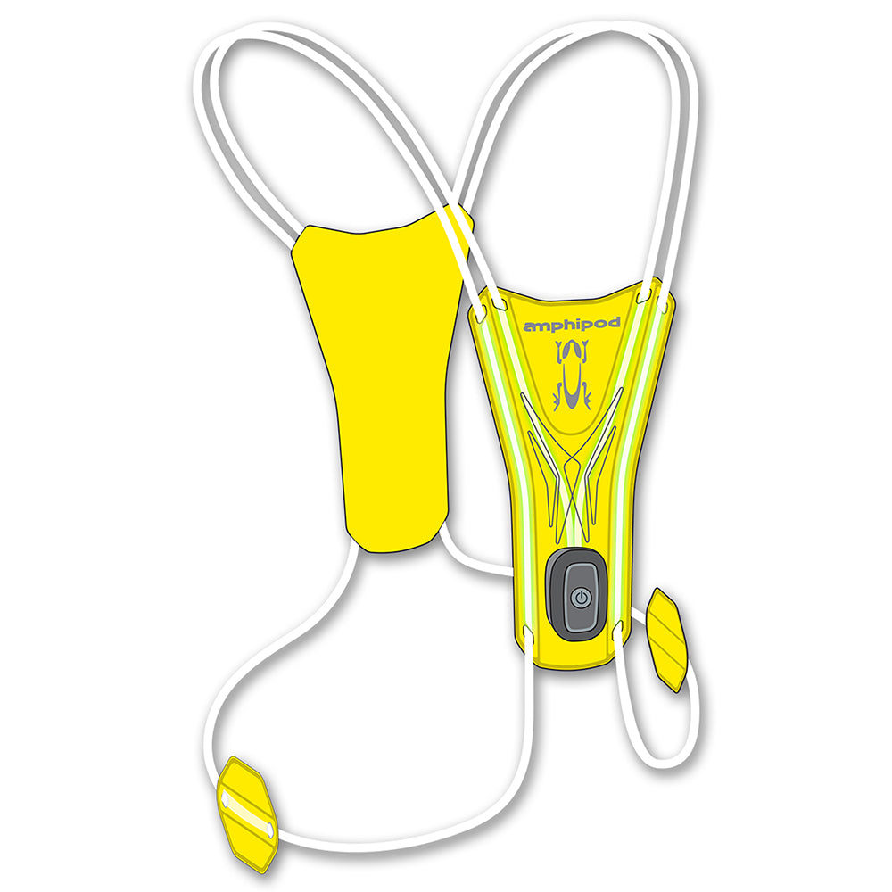 Amphipod Unisex Xinglet Optic Beam Max Running Accessories in Yellow Color