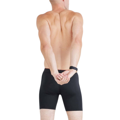 Saxx Apparel Mens Multisport Mesh Bb Underwear in Black Color