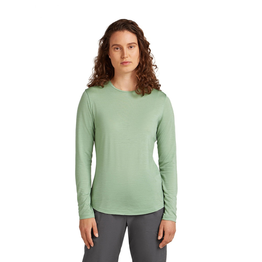Icebreaker Womens 125 Cool-Lite? Sphere Tops in Green Color