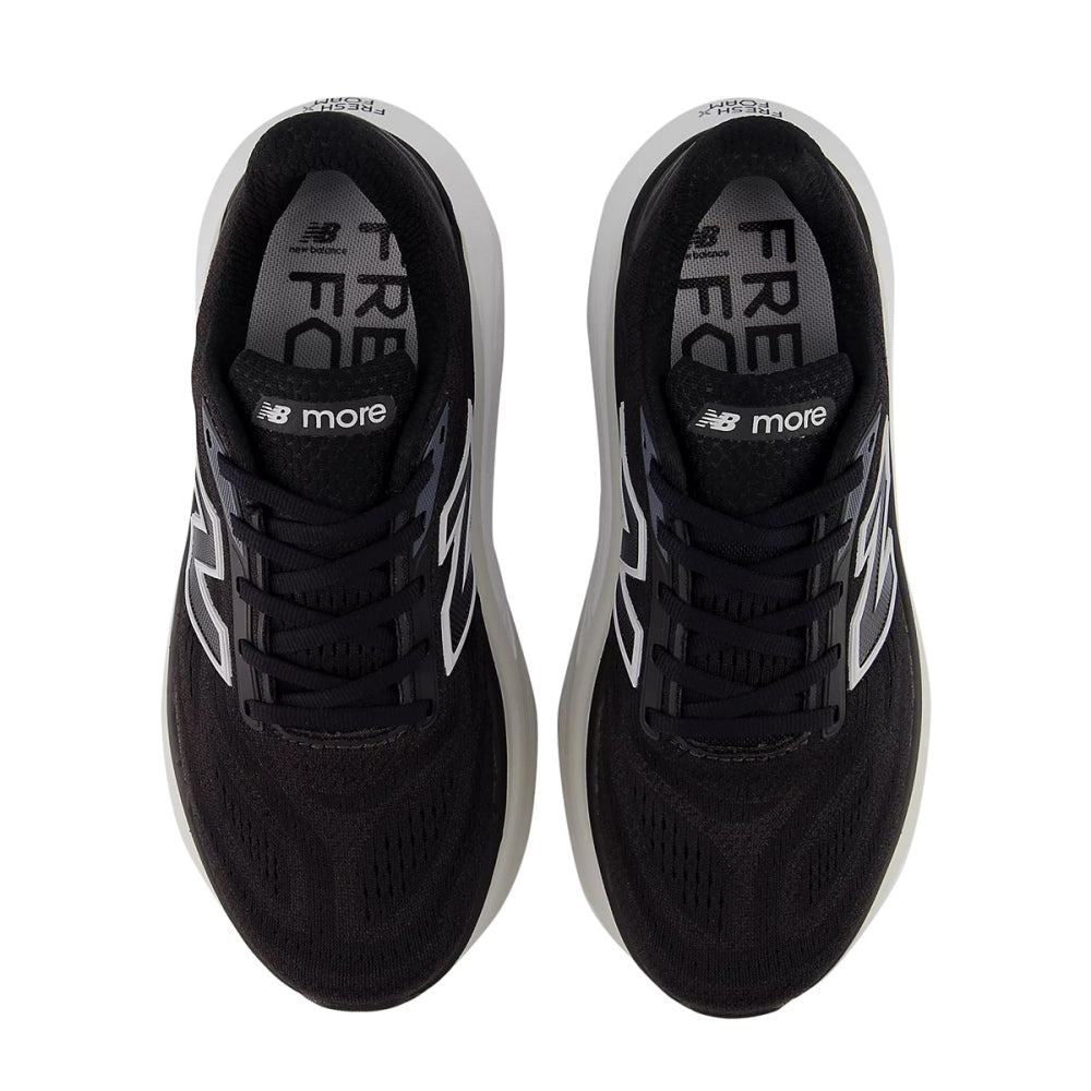 New Balance Womens More V6 Running Shoes in Black Color