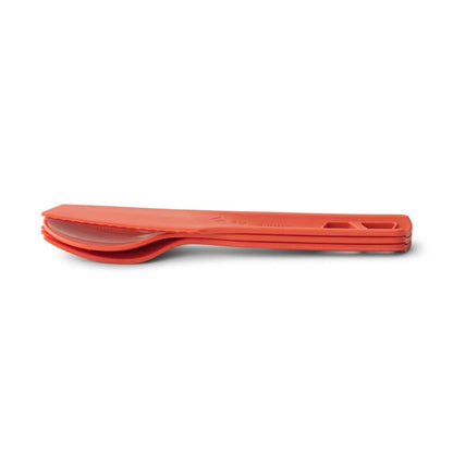 Sea To Summit Passage Cutlery St 3Pc Camp Cooking in Orange Color