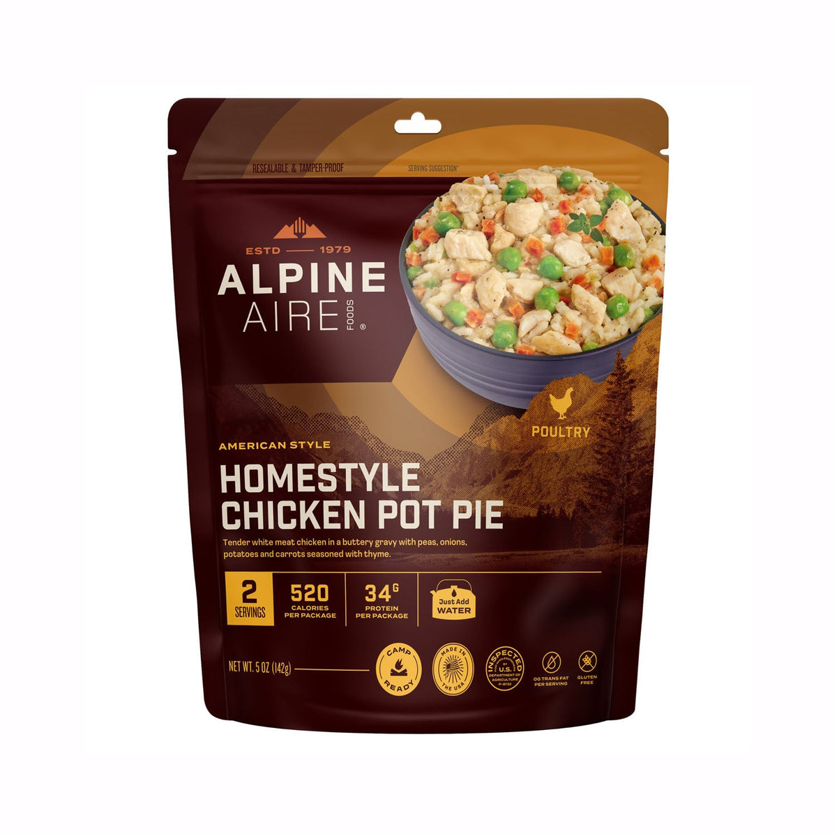 Katadyn Homestyle Chicken Pot Pi Food in No Color