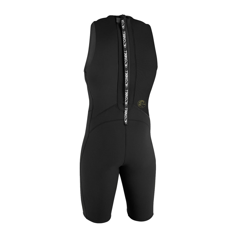O'Neill Mens 2Mm Back Zip S/L Spring Wetsuits in Black Color