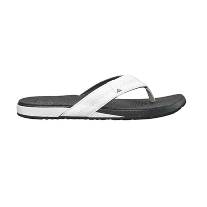 Reef Mens Cushion Phantom Flip-Flops in White Color
