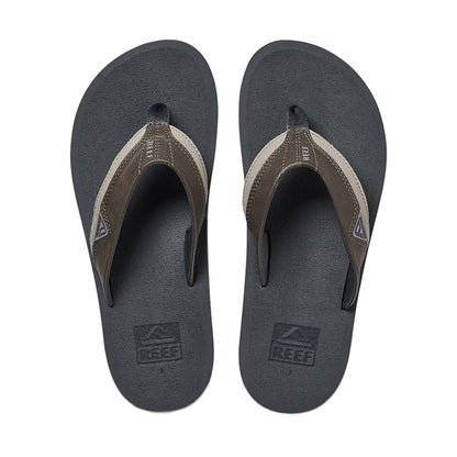 Reef Mens Cushion Dawn Flip-Flops in Grey Color