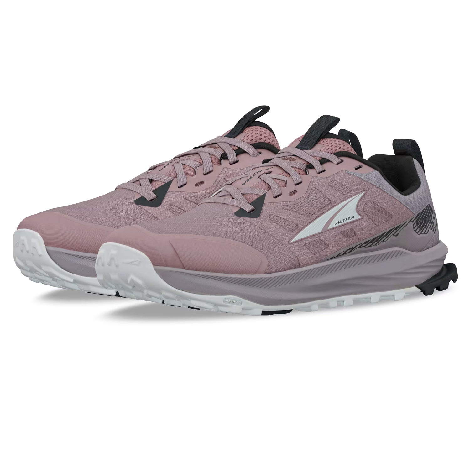 Altra Footwear Womens Lone Peak 9 Trail Running Shoes in Purple Color