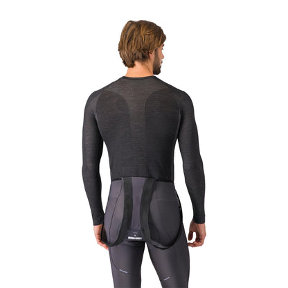 Castelli Mens Merino Seamless Baselaye in Black Color