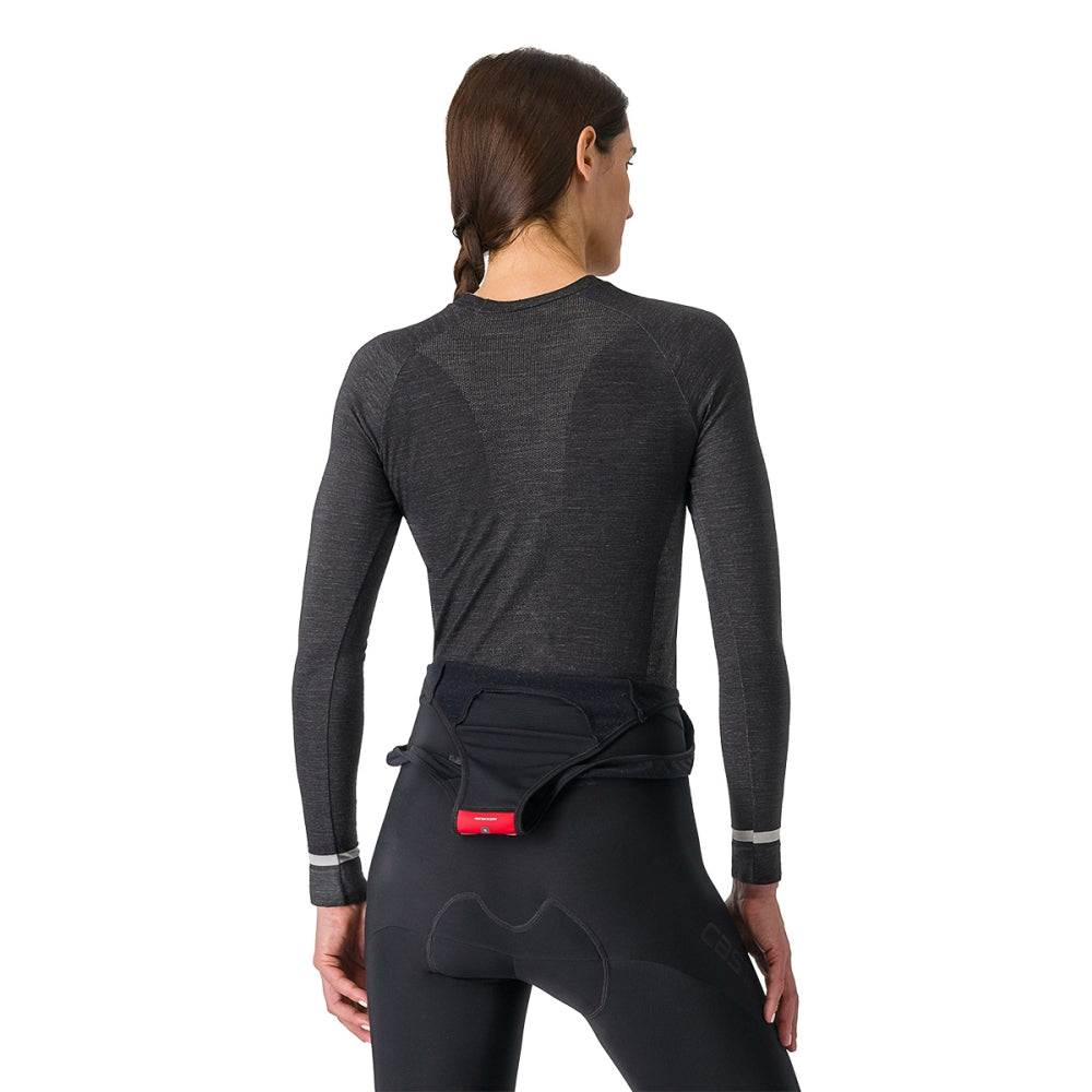 Castelli Womens Merino Seamless W Basela in Black Color