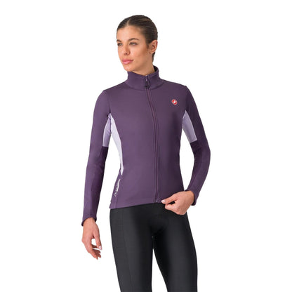 Castelli Womens Entrata 2 W Jacket Cycling Jackets in Purple Color