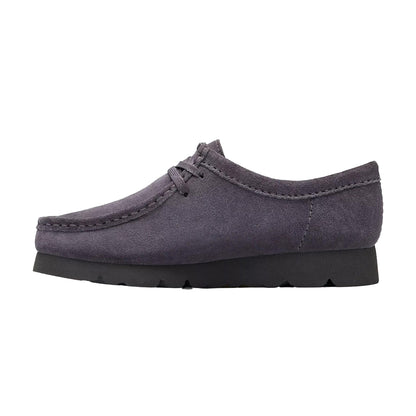 Clarks Womens Wallabee Casual Shoes in Purple Color