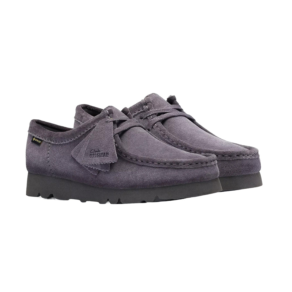 Clarks Womens Wallabee Casual Shoes in Purple Color