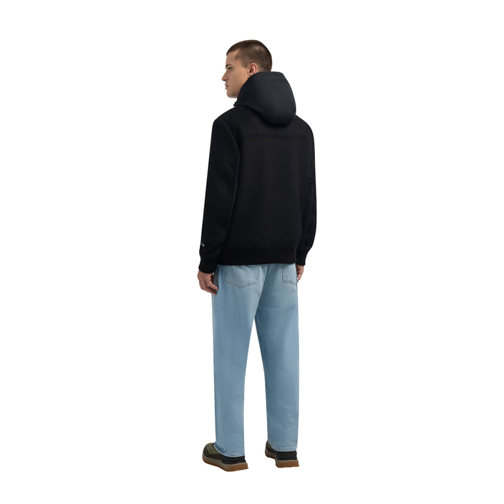 Pajar Outerwear Mens Hader Wool Blend Bomber City Coats in Black Color