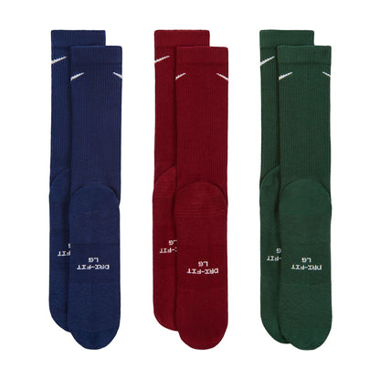 3PK ED ELVD DRIFIT CREW | 907-ASSORT