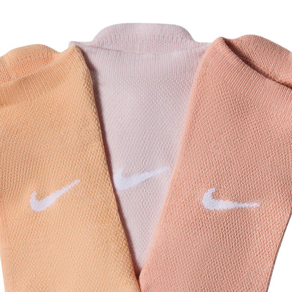 Nike Unisex 3Pk Ed Elvd Dri-FIT Nosho Socks in Multi Color