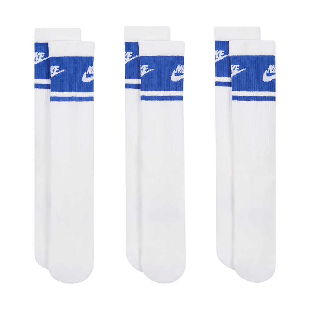 Nike Unisex 3Pk Ed Elvd Fta St Crew Socks in Multi Color