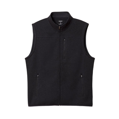 Rhone Mens Fleece Vest in Black Color