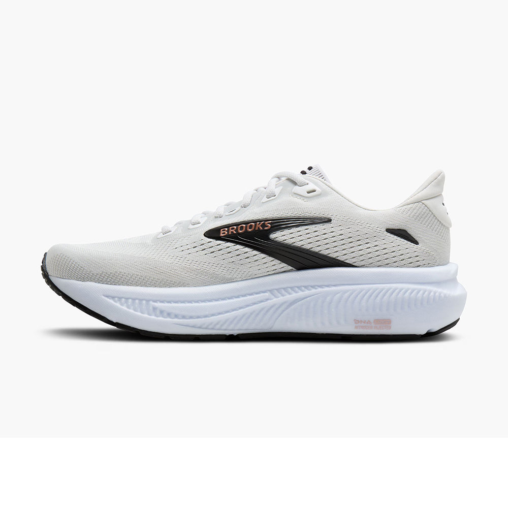 Brooks Womens Ghost 18 Running Shoes in White Color