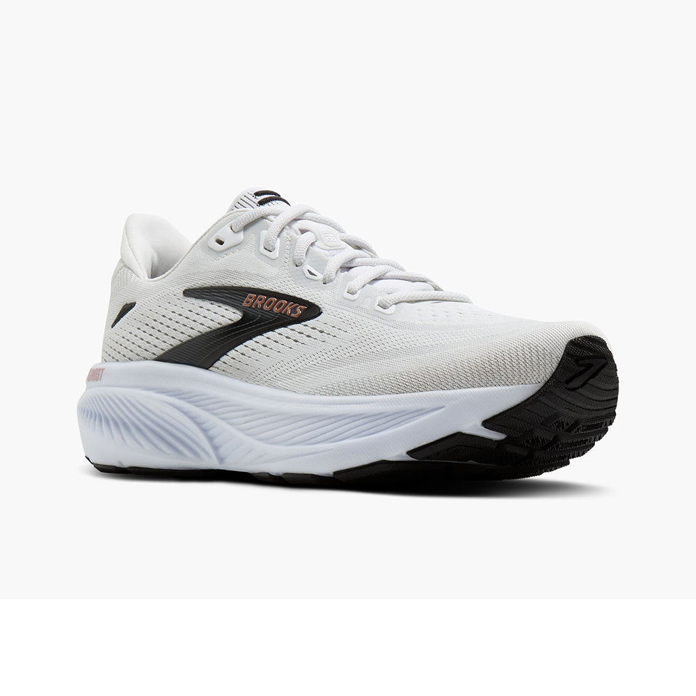 Brooks Womens Ghost 18 Running Shoes in White Color